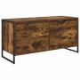 Gabinete de TV con cajón Roble Humo 100 x 36 x 49.5 cm en Muebles TV | Comprar online en Foru.es