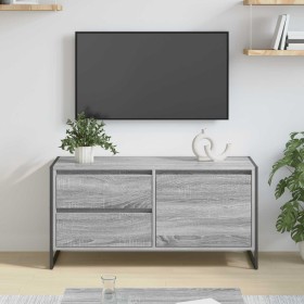 Gabinete de TV con cajón Gris Sonoma 100 x 36 x 49.5 cm en Muebles TV | Comprar online en Foru.es