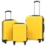 Juego de maletas rígidas con ruedas trolley amarillo ABS de vidaXL, Maletas - Ref: Foro24-91876, Precio: 112,22 €, Descuento: %