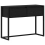Mesa Auxiliar Roble Negro 100 x 36 x 75 cm Madera contrachapada en Mesas auxiliares | Comprar online en Foru.es
