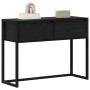 Mesa Auxiliar Roble Negro 100 x 36 x 75 cm Madera contrachapada en Mesas auxiliares | Comprar online en Foru.es