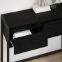 Mesa Auxiliar Roble Negro 100 x 36 x 75 cm Madera contrachapada en Mesas auxiliares | Comprar online en Foru.es