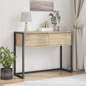 Mesa Auxiliar Sonoma 100 x 36 x 75 cm Madera contrachapada en Mesas auxiliares | Comprar online en Foru.es