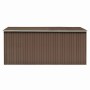 Caseta de jardín metal marrón 257x392x181 cm de vidaXL, Cobertizos - Ref: Foro24-143347, Precio: 433,42 €, Descuento: %