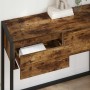 Mesa Auxiliar Roble Humo 100 x 36 x 75 cm Madera contrachapada en Mesas auxiliares | Comprar online en Foru.es