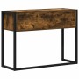 Mesa Auxiliar Roble Humo 100 x 36 x 75 cm Madera contrachapada en Mesas auxiliares | Comprar online en Foru.es