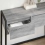 Mesa Auxiliar Gris Sonoma 100 x 36 x 75 cm Madera contrachapada en Mesas auxiliares | Comprar online en Foru.es