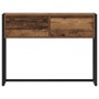 Mesa Auxiliar con cajón Madera Vieja 100 x 36 x 75 cm en Mesas auxiliares | Comprar online en Foru.es