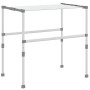 Tendedero de ropa aluminio 83x(50-55)x(40-85) cm de vidaXL, Tendederos y perchas - Ref: Foro24-154601, Precio: 66,85 €, Descu...