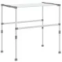 Tendedero de ropa aluminio 83x(50-55)x(40-85) cm de vidaXL, Tendederos y perchas - Ref: Foro24-154601, Precio: 64,70 €, Descu...