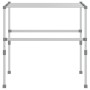 Tendedero de ropa aluminio 83x(50-55)x(40-85) cm de vidaXL, Tendederos y perchas - Ref: Foro24-154601, Precio: 66,85 €, Descu...