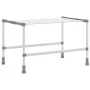 Tendedero de ropa aluminio 83x(50-55)x(40-85) cm de vidaXL, Tendederos y perchas - Ref: Foro24-154601, Precio: 64,70 €, Descu...