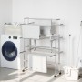 Tendedero para ropa con ruedas aluminio 89x64x129 cm de vidaXL, Tendederos y perchas - Ref: Foro24-154603, Precio: 101,99 €, ...
