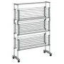 Tendedero para ropa con ruedas aluminio 89x64x129 cm de vidaXL, Tendederos y perchas - Ref: Foro24-154603, Precio: 106,55 €, ...