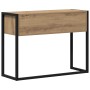 Mesa Auxiliar con cajón Roble Artesanal 100 x 36 x 75 cm en Mesas auxiliares | Comprar online en Foru.es