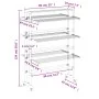 Tendedero para ropa con ruedas aluminio 89x64x129 cm de vidaXL, Tendederos y perchas - Ref: Foro24-154603, Precio: 106,55 €, ...