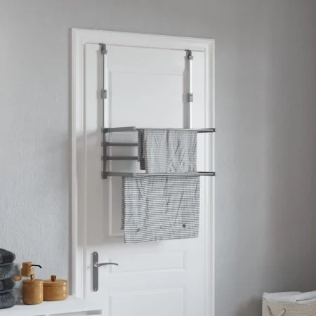 Tendedero para balcón aluminio 54x25x42 cm de vidaXL, Tendederos y perchas - Ref: Foro24-154604, Precio: 30,84 €, Descuento: %