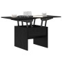 Mesa de Café Roble Negro 55 x 54,5 x 45 cm Madera contrachapada en Mesas de centro | Comprar online en Foru.es