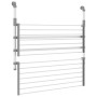 Tendedero para balcón aluminio 89x25x(60-95) cm de vidaXL, Tendederos y perchas - Ref: Foro24-154605, Precio: 49,23 €, Descue...