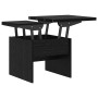 Mesa de Café Roble Negro 55 x 54,5 x 45 cm Madera contrachapada en Mesas de centro | Comprar online en Foru.es