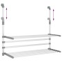 Tendedero para balcón aluminio 89x25x(60-95) cm de vidaXL, Tendederos y perchas - Ref: Foro24-154605, Precio: 49,23 €, Descue...