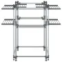 Tendedero para ropa aluminio 107x107x120 cm de vidaXL, Tendederos y perchas - Ref: Foro24-154606, Precio: 100,53 €, Descuento: %