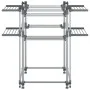 Tendedero para ropa aluminio 107x107x120 cm de vidaXL, Tendederos y perchas - Ref: Foro24-154606, Precio: 100,53 €, Descuento: %