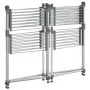 Tendedero para ropa aluminio 107x107x120 cm de vidaXL, Tendederos y perchas - Ref: Foro24-154606, Precio: 100,53 €, Descuento: %