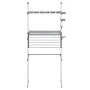 Estantería para lavadora aluminio 77x52x192 cm de vidaXL, Perchas y estanterías - Ref: Foro24-154608, Precio: 80,78 €, Descue...