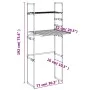 Estantería para lavadora aluminio 77x52x192 cm de vidaXL, Perchas y estanterías - Ref: Foro24-154608, Precio: 80,78 €, Descue...