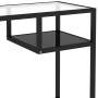 Escritorio para ordenador vidrio negro 100x36x74 cm de vidaXL, Escritorios - Ref: Foro24-331622, Precio: 85,10 €, Descuento: %