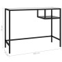 Escritorio para ordenador vidrio negro 100x36x74 cm de vidaXL, Escritorios - Ref: Foro24-331622, Precio: 85,10 €, Descuento: %