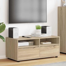 Gabinete de TV con cajón Roble Sonoma 100 x 48 x 43 cm en Muebles TV | Comprar online en Foru.es