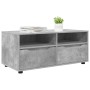Gabinete de TV con cajón Gris Concreto 100 x 48 x 43 cm en Muebles TV | Comprar online en Foru.es