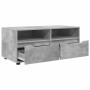 Gabinete de TV con cajón Gris Concreto 100 x 48 x 43 cm en Muebles TV | Comprar online en Foru.es