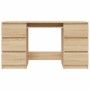 Escritorio madera contrachapada color roble Sonoma 140x50x77 cm de vidaXL, Escritorios - Ref: Foro24-800813, Precio: 146,07 €...