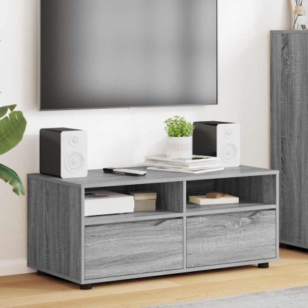 Gabinete de TV con cajón Gris Sonoma 100 x 48 x 43 cm en Muebles TV | Comprar online en Foru.es