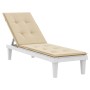 Cojín para tumbona beige (75+105)x50x4 cm de vidaXL, Cojines para sillas y sofás - Ref: Foro24-314176, Precio: 33,99 €, Descu...