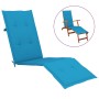 Cojín para tumbona azul (75+105)x50x4 cm de vidaXL, Cojines para sillas y sofás - Ref: Foro24-314177, Precio: 29,40 €, Descue...