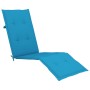 Cojín para tumbona azul (75+105)x50x4 cm de vidaXL, Cojines para sillas y sofás - Ref: Foro24-314177, Precio: 29,40 €, Descue...