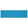 Cojín para tumbona azul (75+105)x50x4 cm de vidaXL, Cojines para sillas y sofás - Ref: Foro24-314177, Precio: 29,40 €, Descue...