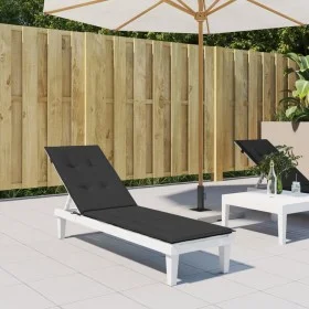 Cojín para tumbona negro (75+105)x50x4 cm de vidaXL, Cojines para sillas y sofás - Ref: Foro24-314180, Precio: 26,75 €, Descu...
