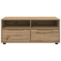 Gabinete de TV con cajón Roble artesanal 100 x 48 x 43 cm en Muebles TV | Comprar online en Foru.es