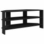 MuebledeTVdeesquina Negro 102x40,5x45cm Madera contrachapada en Muebles TV | Comprar online en Foru.es