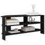 MuebledeTVdeesquina Negro 102x40,5x45cm Madera contrachapada en Muebles TV | Comprar online en Foru.es