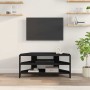 MuebledeTVdeesquina Negro 102x40,5x45cm Madera contrachapada en Muebles TV | Comprar online en Foru.es