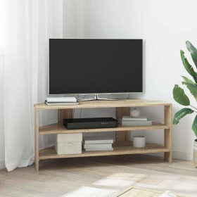 MuebledeTVdeesquina Roble Sonoma 102x40,5x45cm en Muebles TV | Comprar online en Foru.es