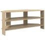 MuebledeTVdeesquina Roble Sonoma 102x40,5x45cm en Muebles TV | Comprar online en Foru.es