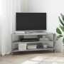 MuebledeTVdeesquina Gris Concreto 102x40,5x45cm en Muebles TV | Comprar online en Foru.es