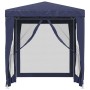 Carpa para fiestas con 4 paredes de malla HDPE azul 2x2 m de vidaXL, Carpas y cenadores - Ref: Foro24-319217, Precio: 74,39 €...